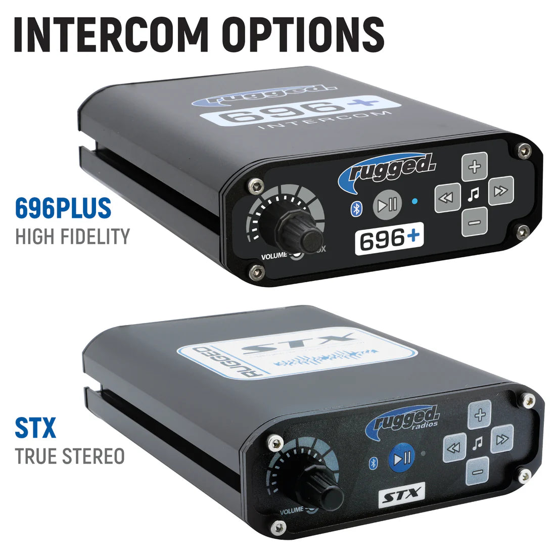 Rugged Radios Kawasaki KRX & KRX4 Complete Communication Kit