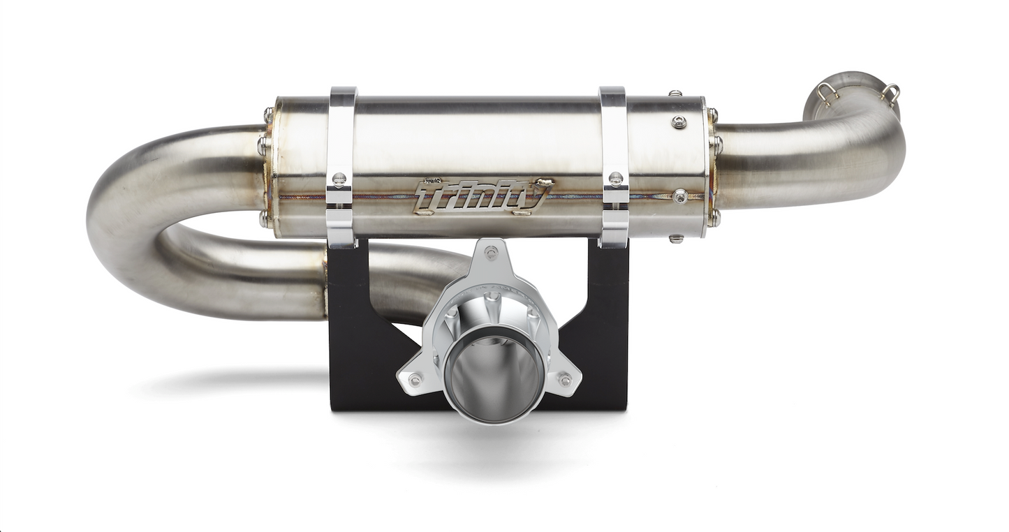 MAVERICK X3 EXHAUST - CENTER EXIT SLIP ON