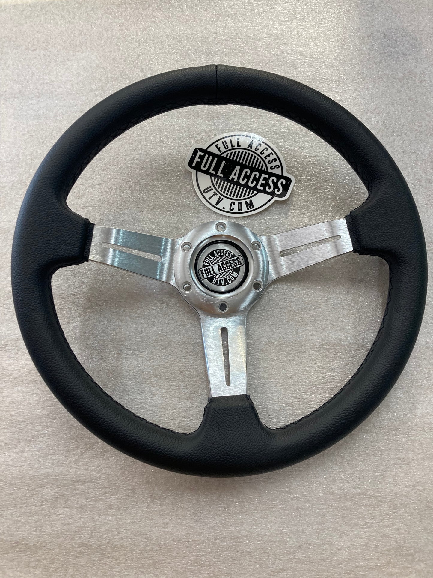 Kawasaki KRX & KRX4 1000 Leather Steering Wheel & Adapter Kit