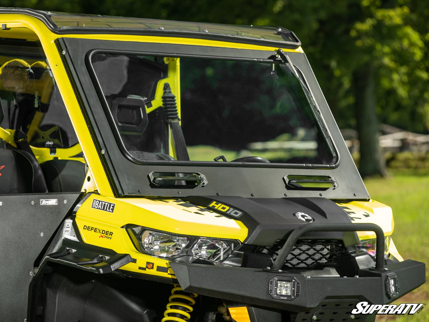Can-Am Defender Vented Glass Windshield