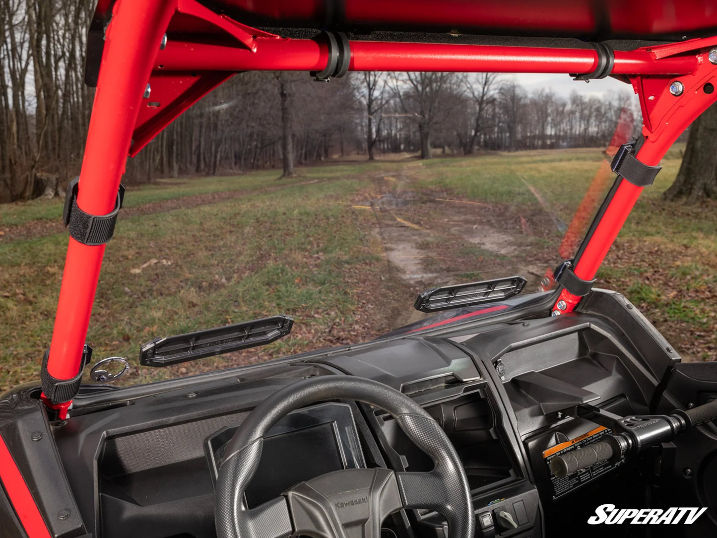 Kawasaki KRX & KRX4 Scratch Resistant Vented Full Windshield