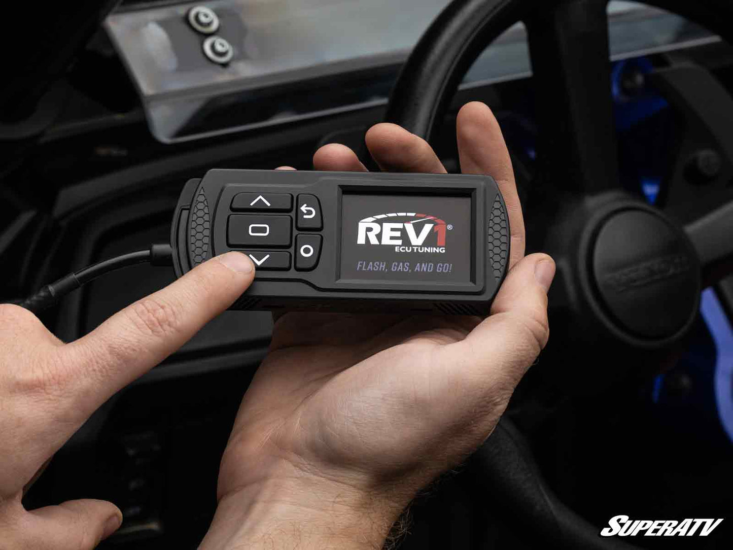 SuperATV Rev1 Kawasaki KRX 1000 Dynojet Power Vision 3 ECU Tuner