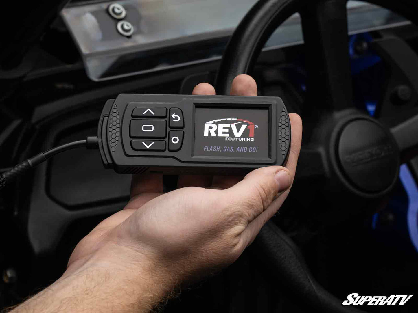 SuperATV Rev1 Kawasaki KRX 1000 Dynojet Power Vision 3 ECU Tuner