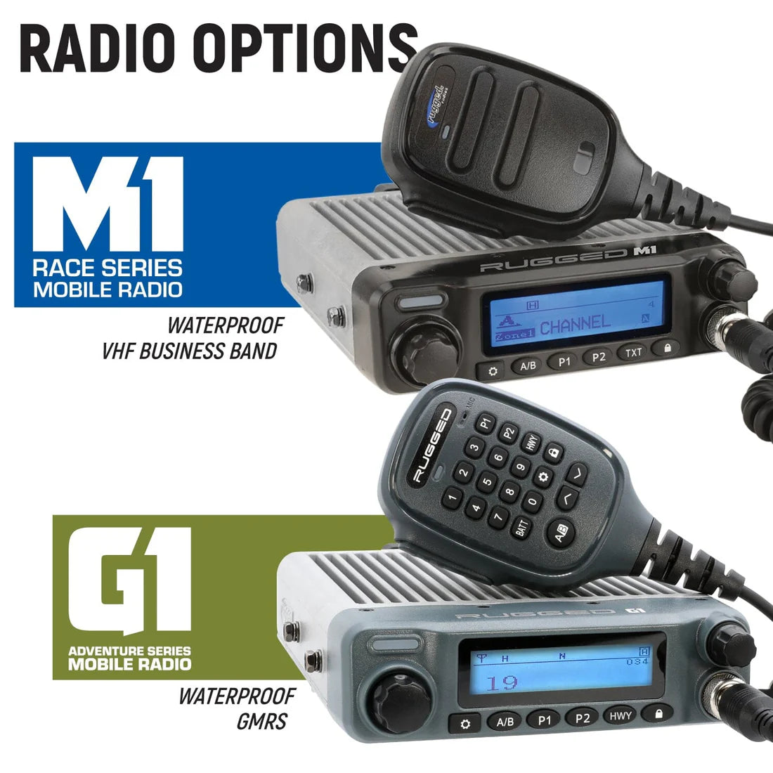 Rugged Radios Kawasaki KRX & KRX4 Complete Communication Kit