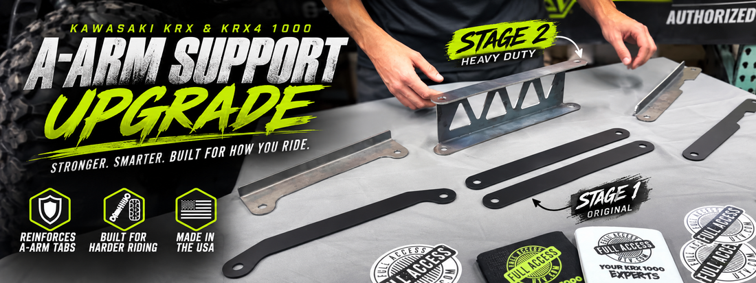 Kawasaki KRX and KRX4 1000 Upgraded A-Arm Support Kit