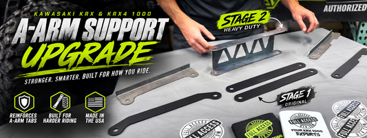 Kawasaki KRX and KRX4 1000 Upgraded A-Arm Support Kit