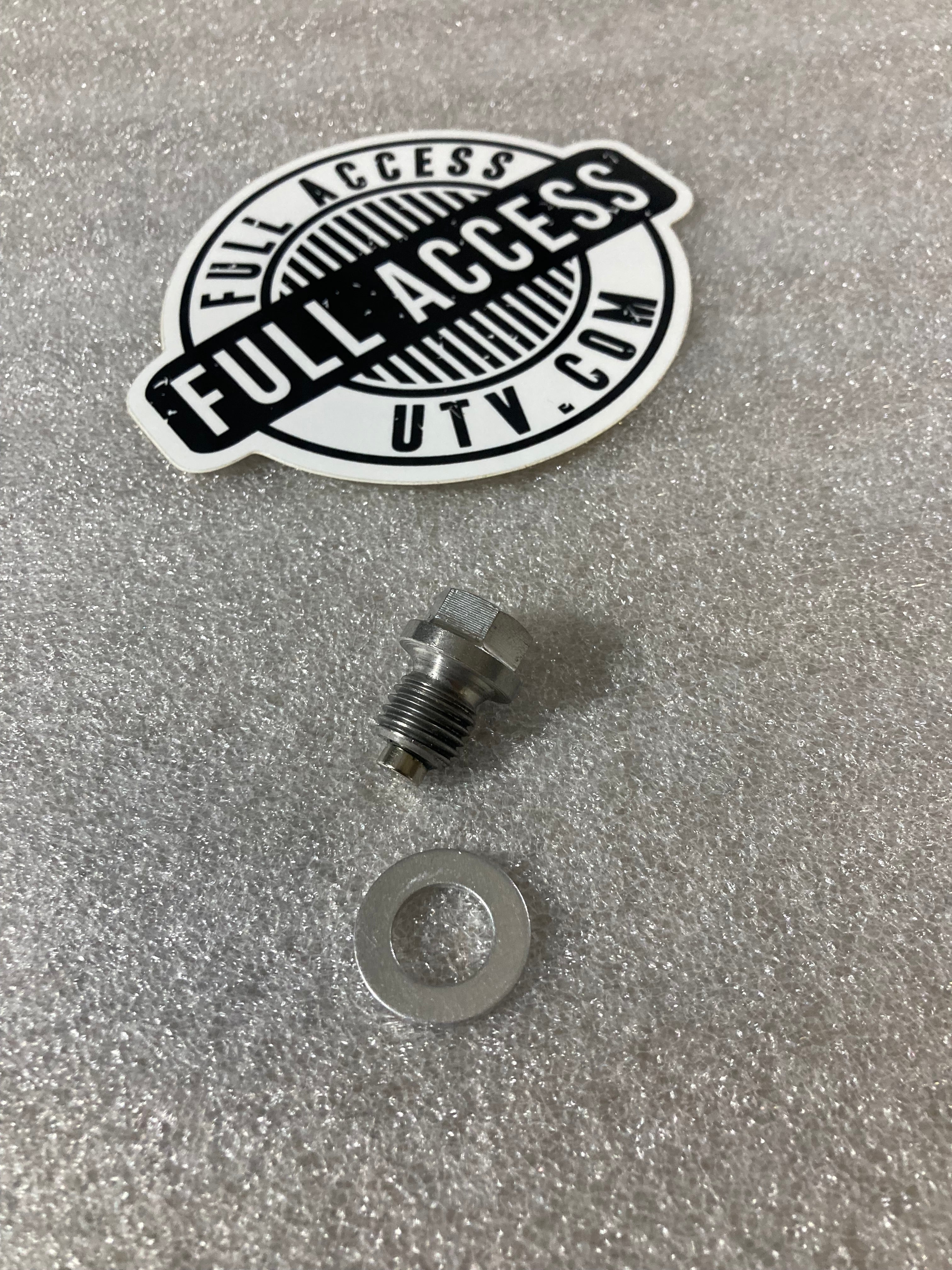 Kawasaki KRX & KRX4 Stainless Magnetic Drain Plugs, 1, 2 or 3