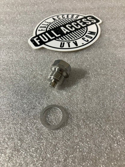 Kawasaki KRX & KRX4 Stainless Magnetic Drain Plugs, 1, 2 or 3.