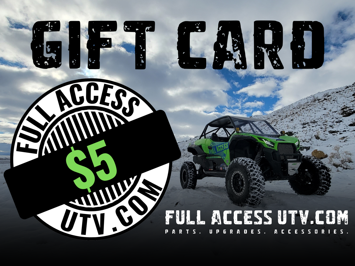 Full Access UTV Gift Cards