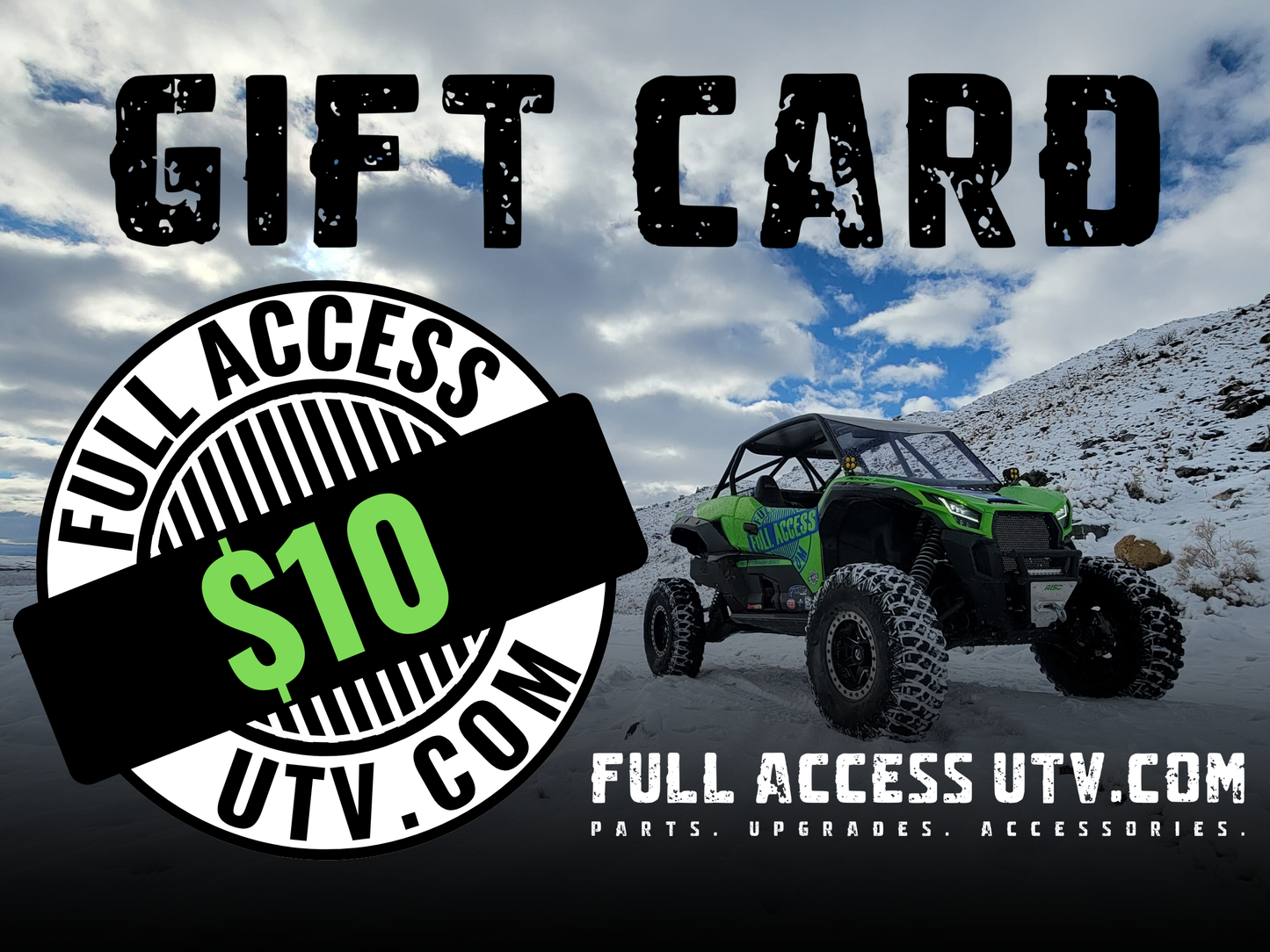 Full Access UTV Gift Cards