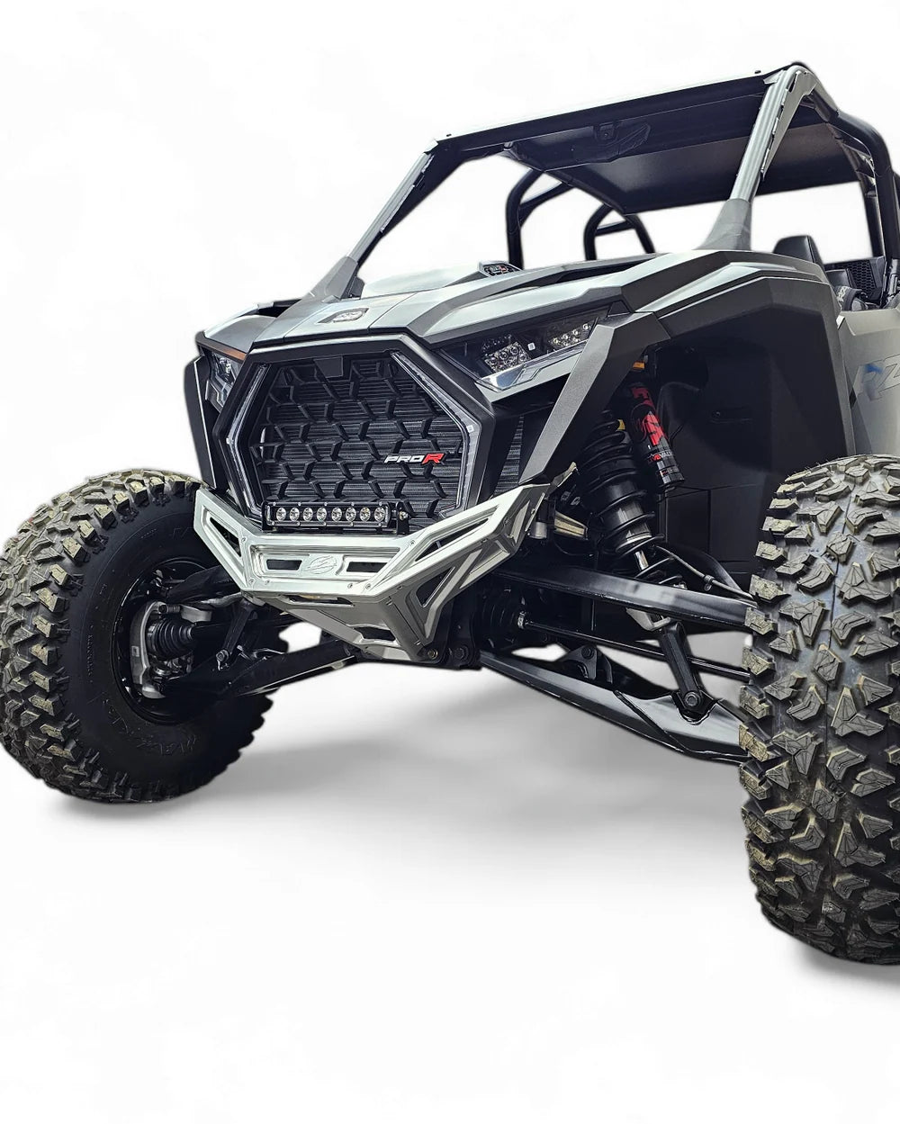 2022+ Polaris RZR Pro R / S / Turbo R Billet Volt Front Winch Bumper (Clear)