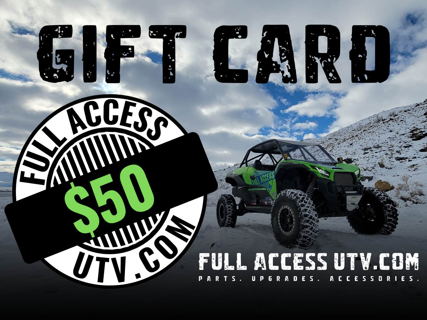 Full Access UTV Gift Cards