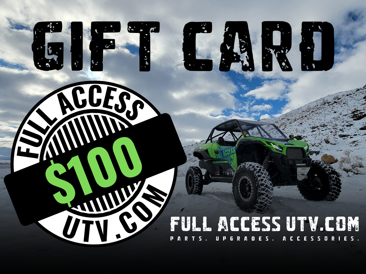 Full Access UTV Gift Cards