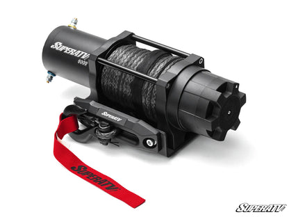 Superatv 6000 LB Winch With Wireless Remote & Synthetic Rope