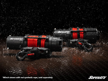 Superatv 6000 LB Winch With Wireless Remote & Synthetic Rope