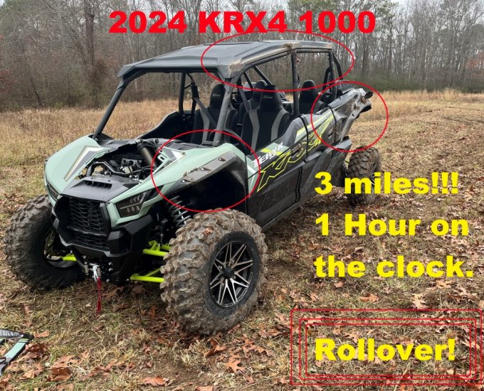 Kawasaki KRX & KRX4 1000 Front Shock Mount Brace - New Design Available
