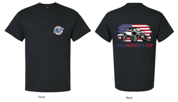 American Flag Full Access UTV Shirts - Mens