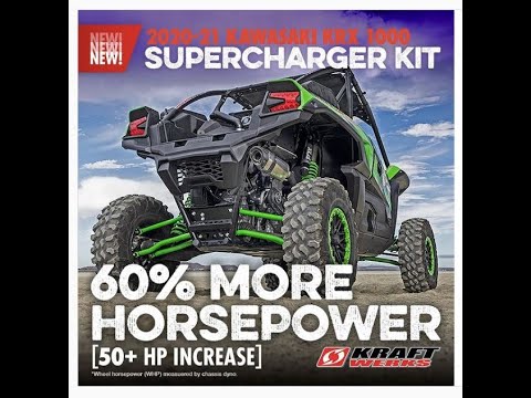 Kawasaki KRX & KRX4 Kraftwerks Supercharger Kit 2020 - 2024