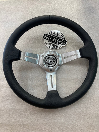 Kawasaki KRX & KRX4 1000 Leather Steering Wheel & Adapter Kit