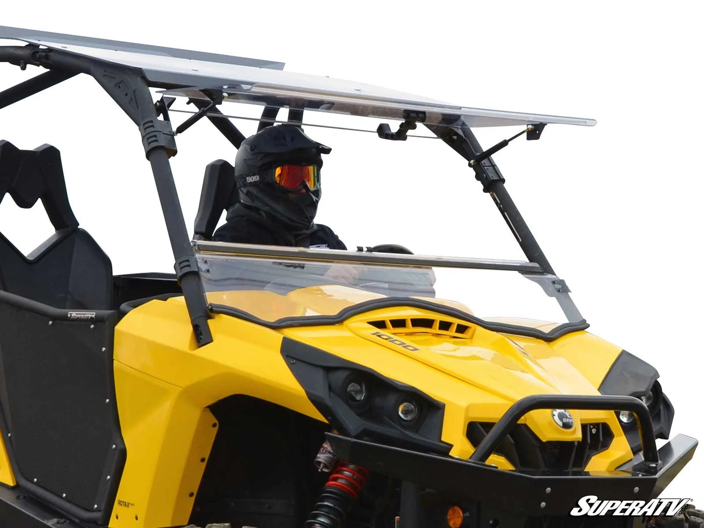 Can-Am Commander Flip Windshield