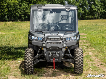 Can-Am Defender MaxDrive Power Flip Glass Windshield
