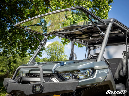 Can-Am Defender MaxDrive Power Flip Glass Windshield