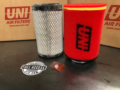 Kawasaki KRX & KRX4 and Ridge Cleanable UNI Air Filter. MUST HAVE!! Full Access UTV