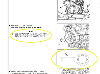 KRX & KRX4 1000 Rotor, Crank, Alternator, Kraftwerks Holder Tool