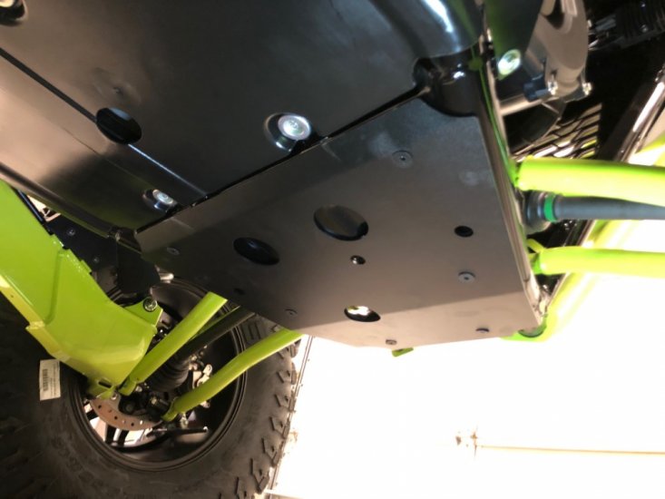 Kawasaki KRX and KRX4 1000 Transmission Skid Plate Full Access UTV