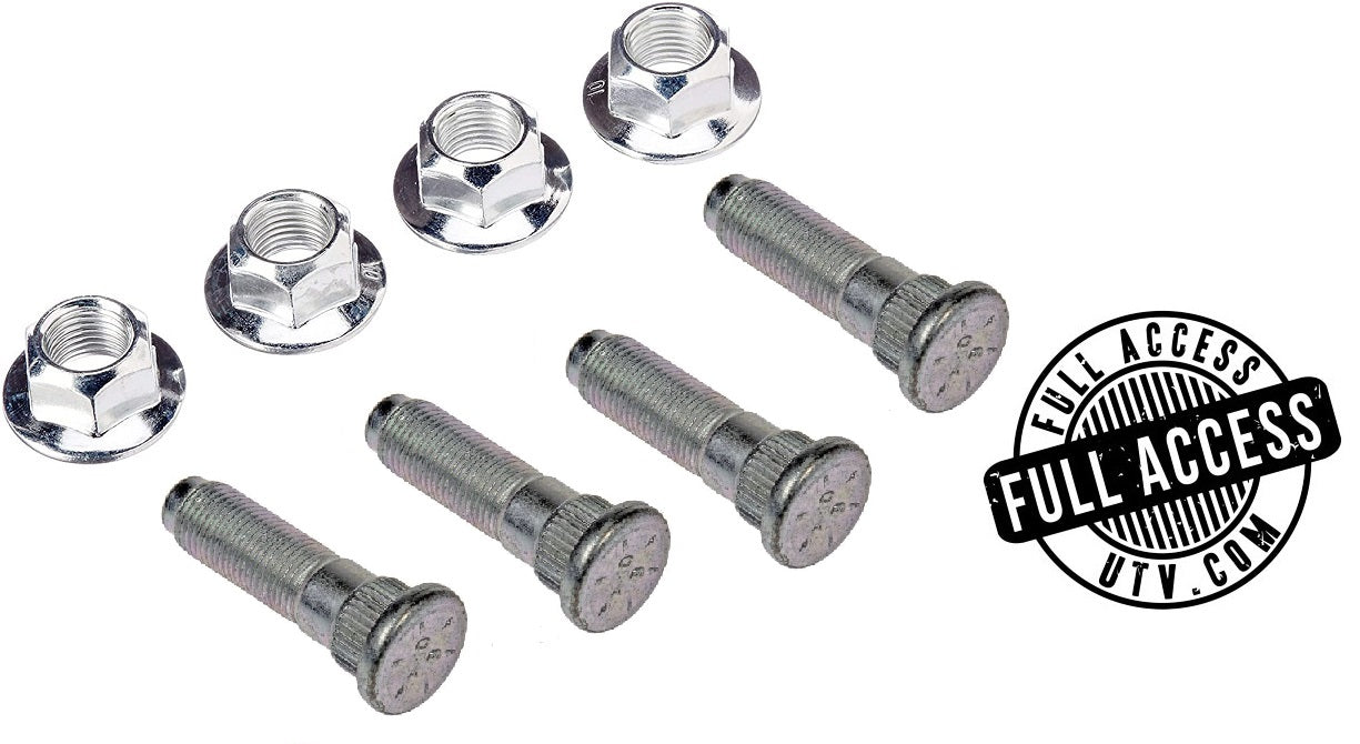 Kawasaki KRX & KRX4 Wheel Studs & Lug Nuts Kit (4)- 92153-1915 – Full ...