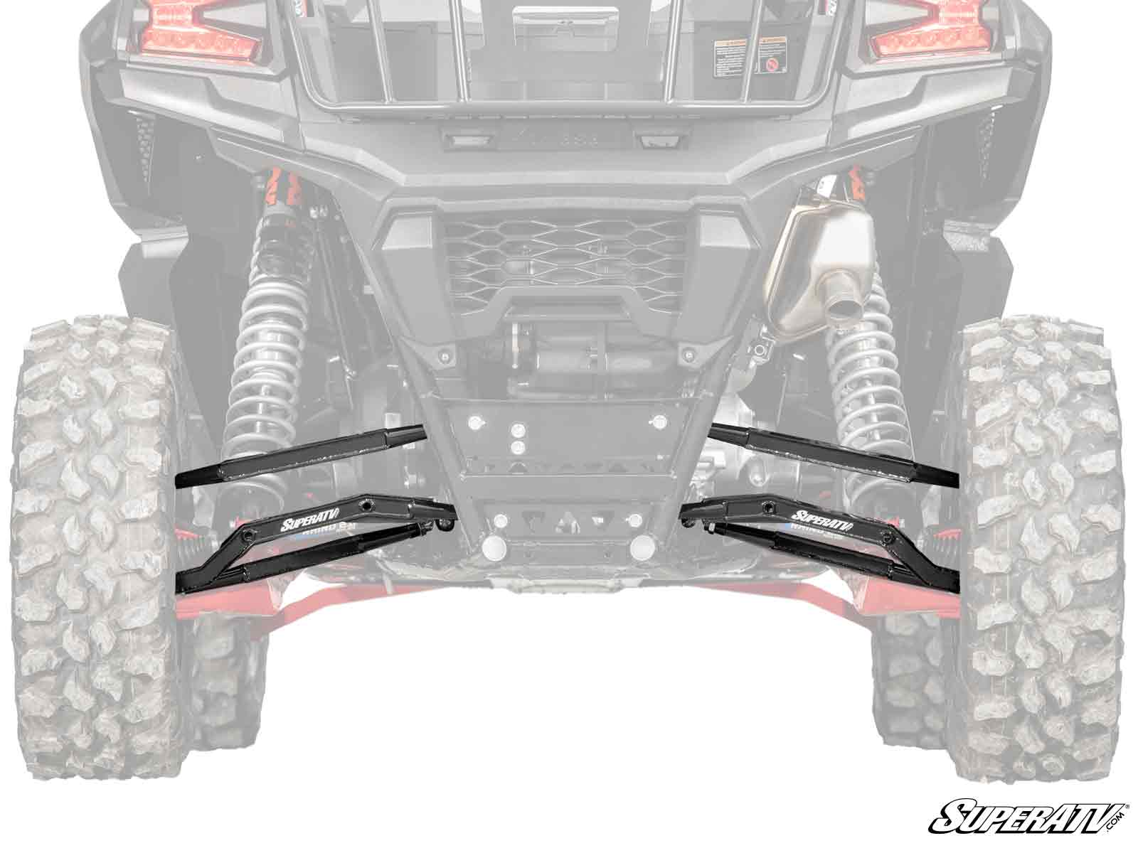 Access Machine Rod Kawasaki KRX & KRX4 High Clearance Boxed Radius Rods – Full Access UTV