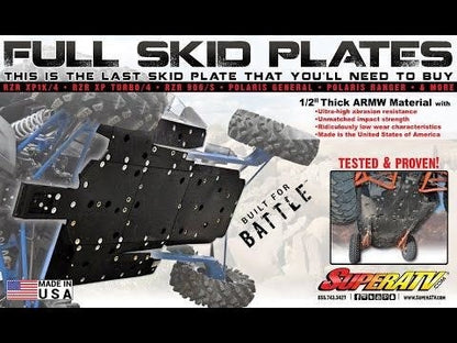 Kawasaki KRX 1000 Full Skid Plate