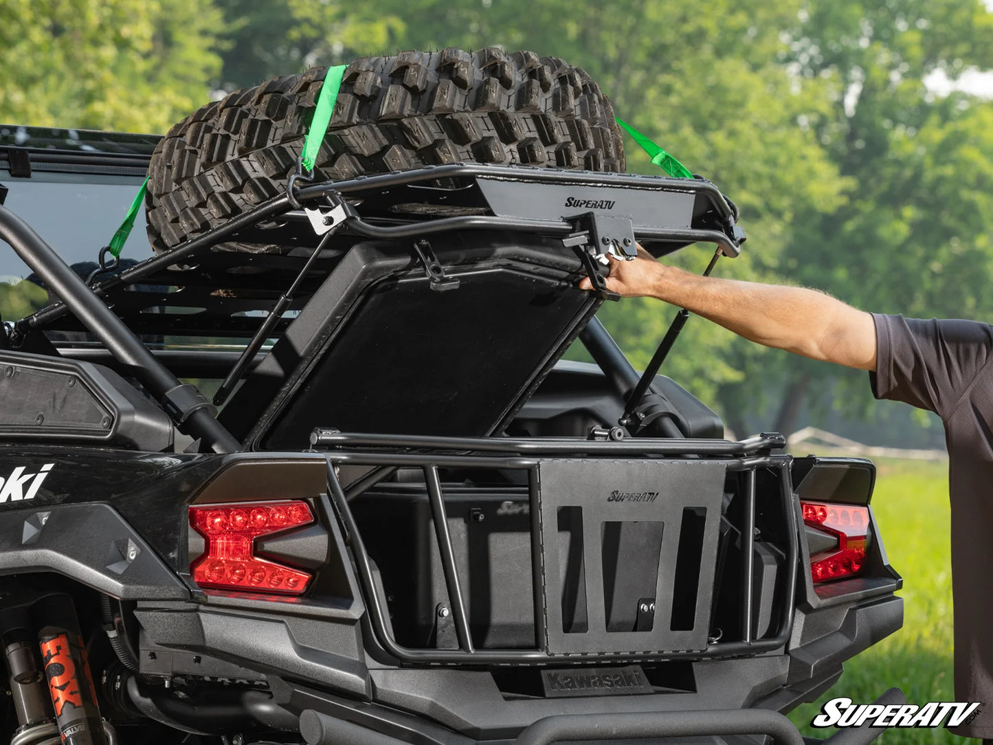 Kawasaki KRX & KRX4 1000 Cargo Rack Alpha Tire Rack