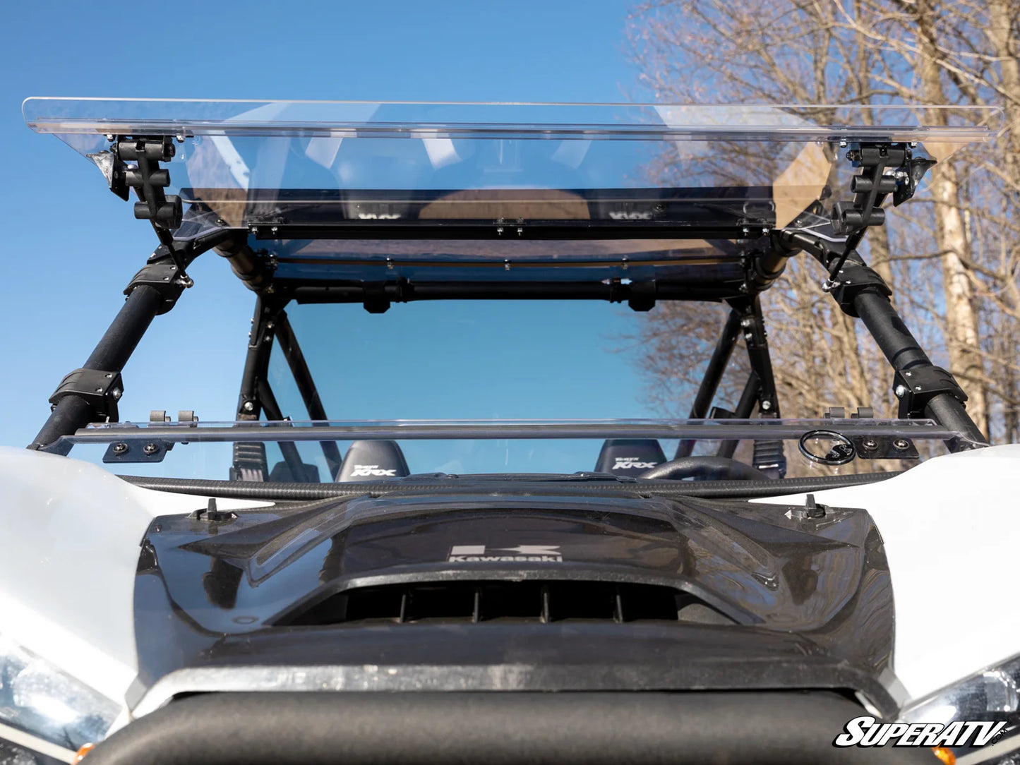 Kawasaki KRX & KRX4 1000 Scratch Resistant Flip UP Windshield