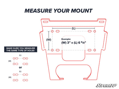 Can-Am Commander 800 / 1000 Winch Mounting Plate
